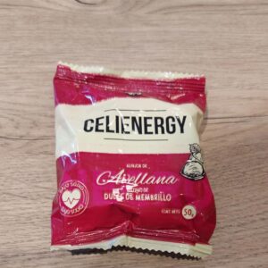 Alfajor de  avellanas relleno con membrillo sin tacc- Celienergy