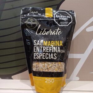 Sal entrefina c/especias 350 GS -LIBERATO