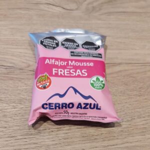Alfajor fresa SIN TACC-CERRO AZUL