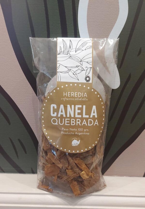 canela quebrada  en escamas 30grs - HEREDIA