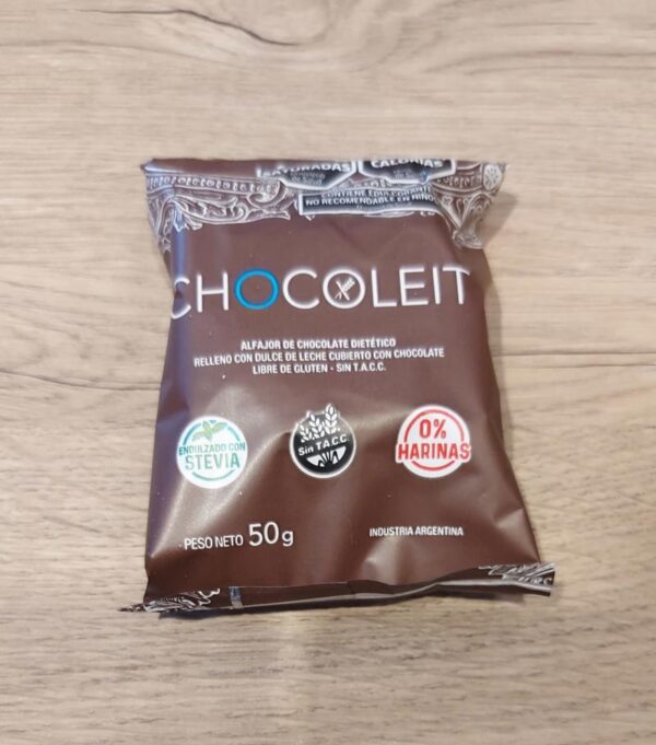 Alfajor negro 50grs sin tacc- chocleit