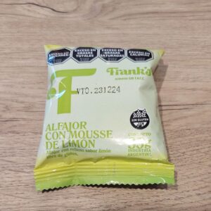 Alfajor de limón x 40 grs. sin tacc - Franks