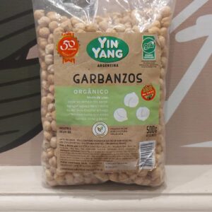 Garbamzos orgánicos yin yang. x 500 grs