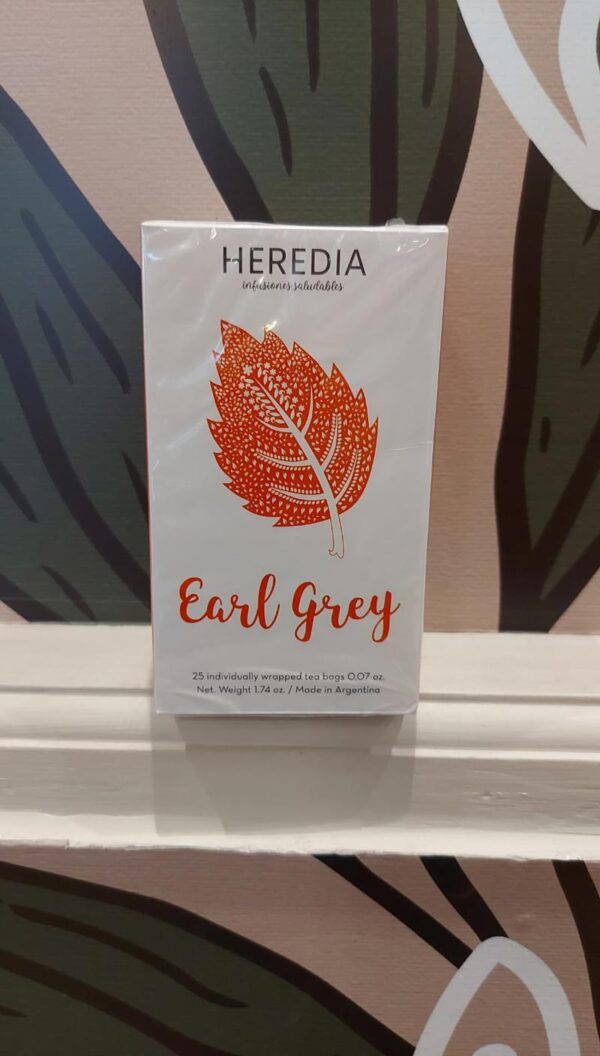 Te Erl  Grey x 25 saquitos. Heredia