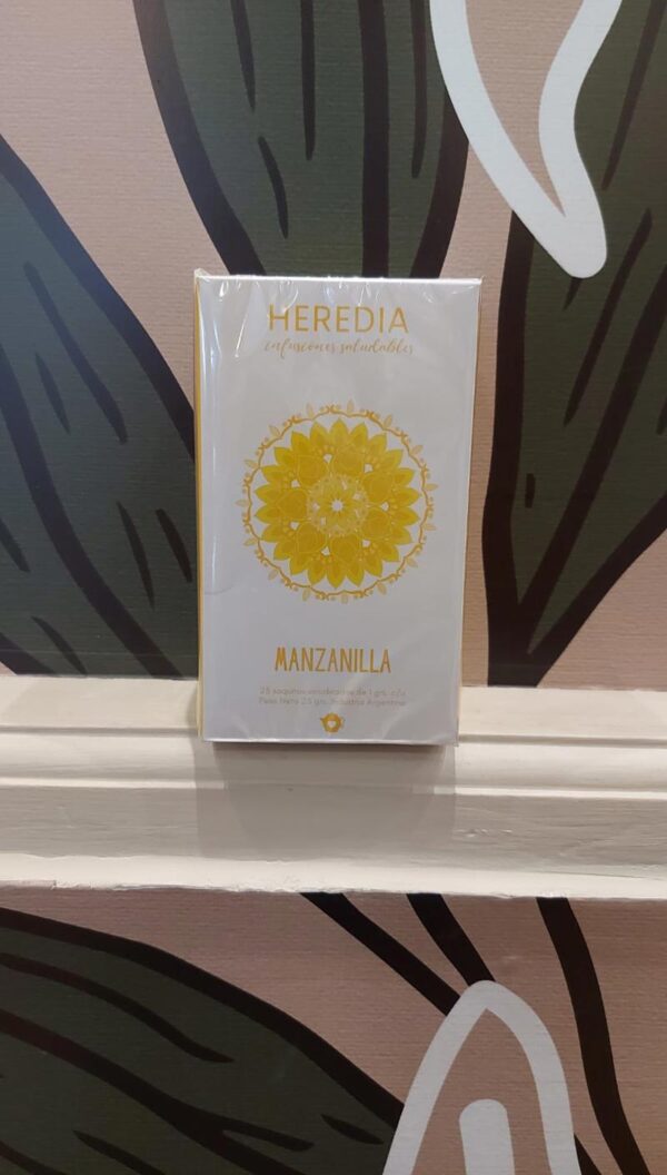 Te de Manzanilla  x 25 Saquitos. Heredia