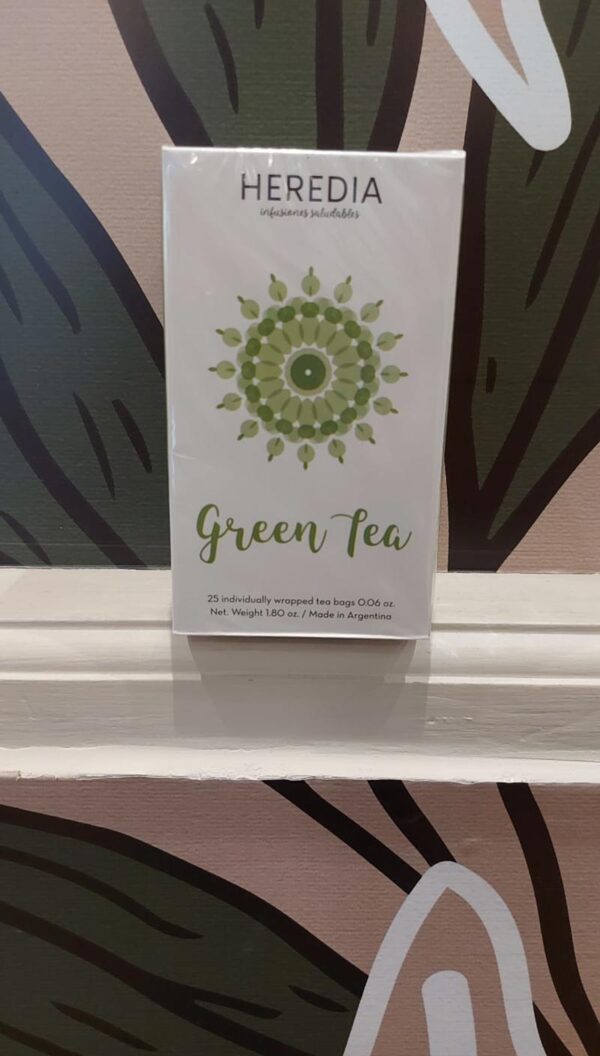 Te Verde x 25 saquitos.
Heredia