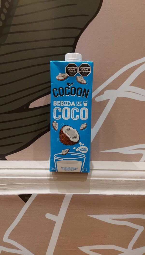 Leche de coco sin azucar Cocon 1LTS