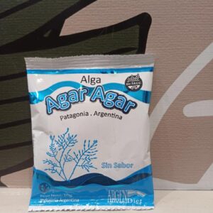 Agar agar vegetal natural sin tacc   sobre 10 grs