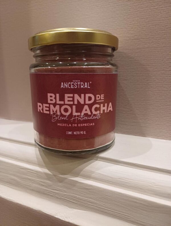 Remolacha polvo 
 Blend Frasco