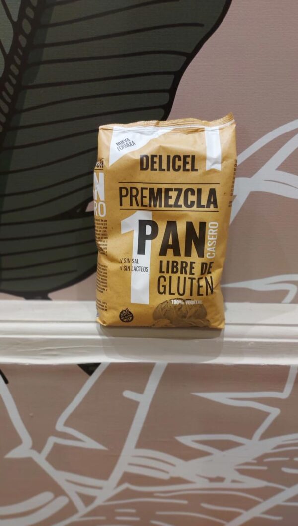 Premezcla pan SIN TACC 500 gr delicel