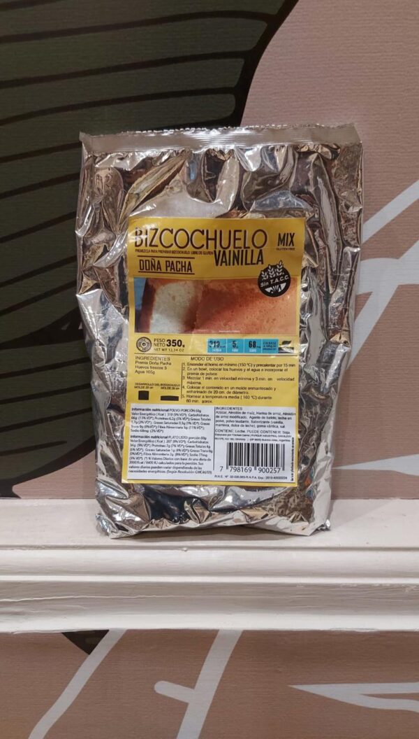 Premezcla bizcochuelo vainilla DOÑA PACHA 500G