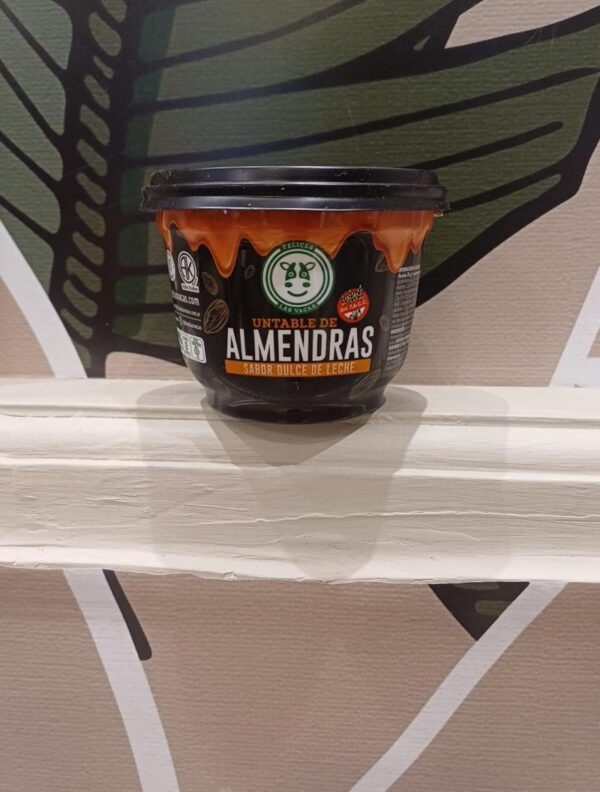 Dulce de Leche de Almendras x 250g - Felices las Vacas SIN TACC/VEGANO