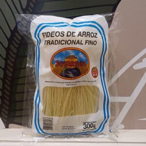 Fideos de arroz  sin tacc fino tradicional 300grs-
Soy arroz