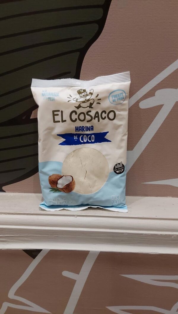 Harina de coco sin tacc 
 el cosaco  x 200grs