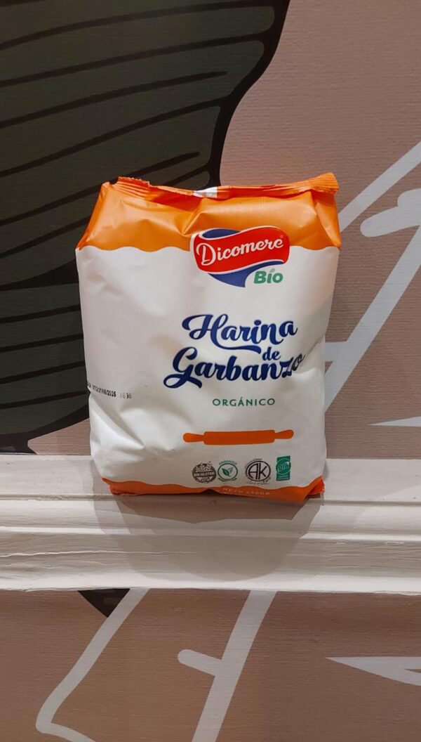Harina de garbanzos organica sin tacc . 450grs - Dicomere
