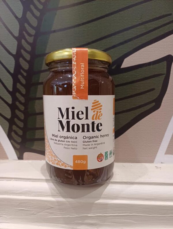 Miel  Monte Multifloral x  500 grs .Orgánica