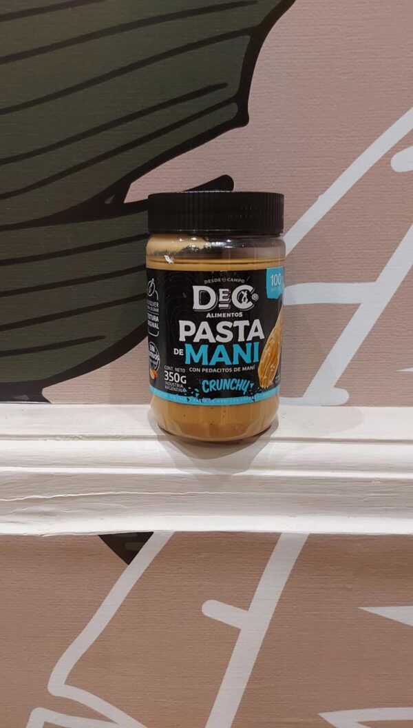 Pasta de mani Crunchy x 350 grs- DEC