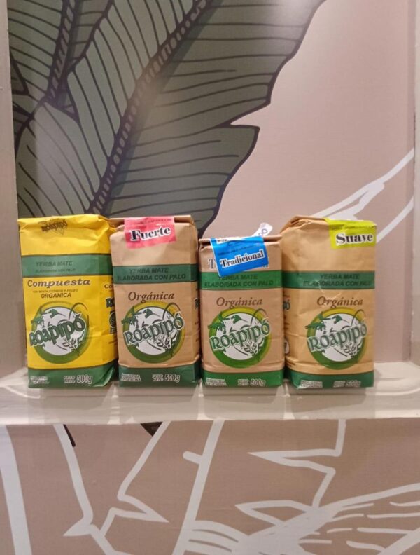 Yerba Mate Organica Fuerte x 500g - Roapipo