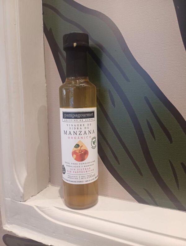 Vinagre de Sidra de Manzana x 250 ml - Pampa Gourmet