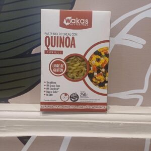 Pasta Seca Multicereal Fusilli con Quinoa x 250g - Wakas